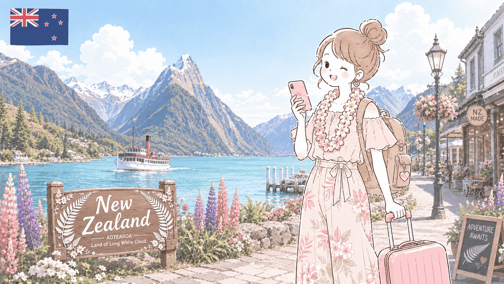 ニュージーランドの旅先案内