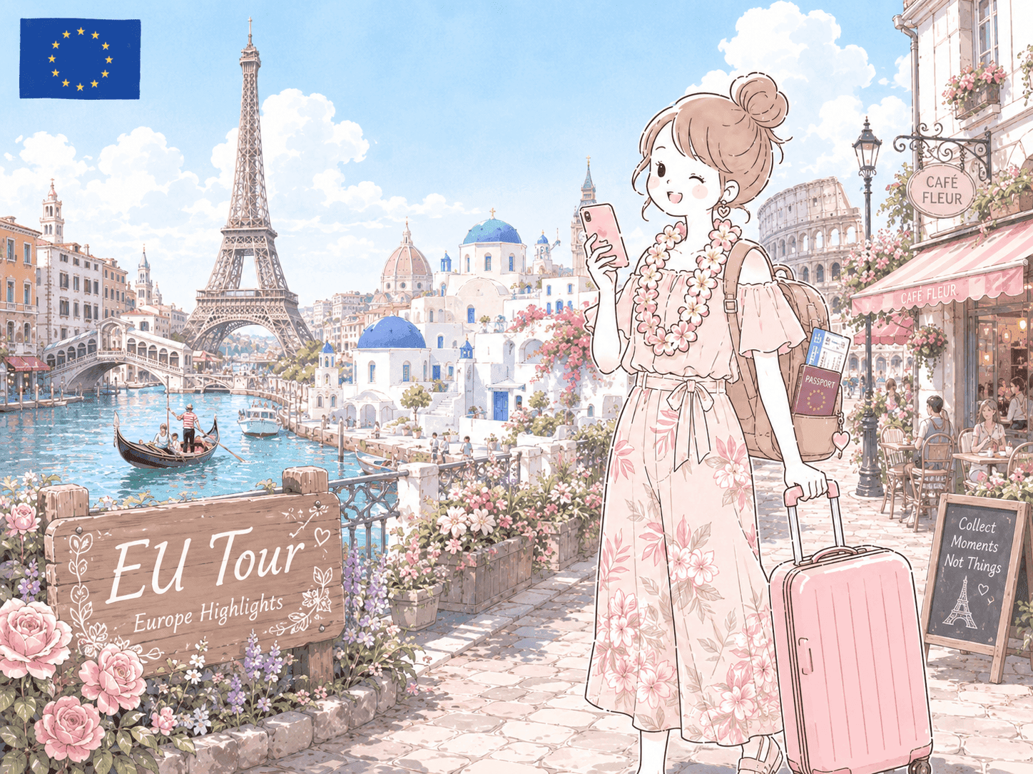 EU 周遊・複数国またぐ旅の通信